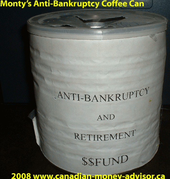 anti bankruptcy and retirement savings fund