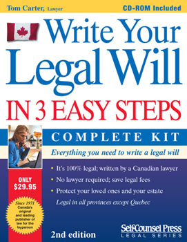 Self Counsel Write Your Legal Will